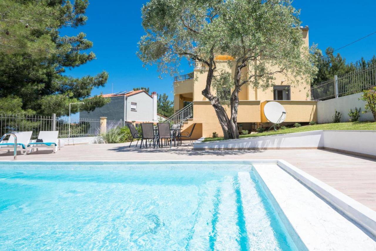 Louloudis Pool Villa Skala Rachoni  Esterno foto