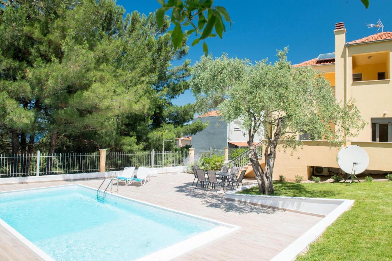 Louloudis Pool Villa Skala Rachoni  Esterno foto