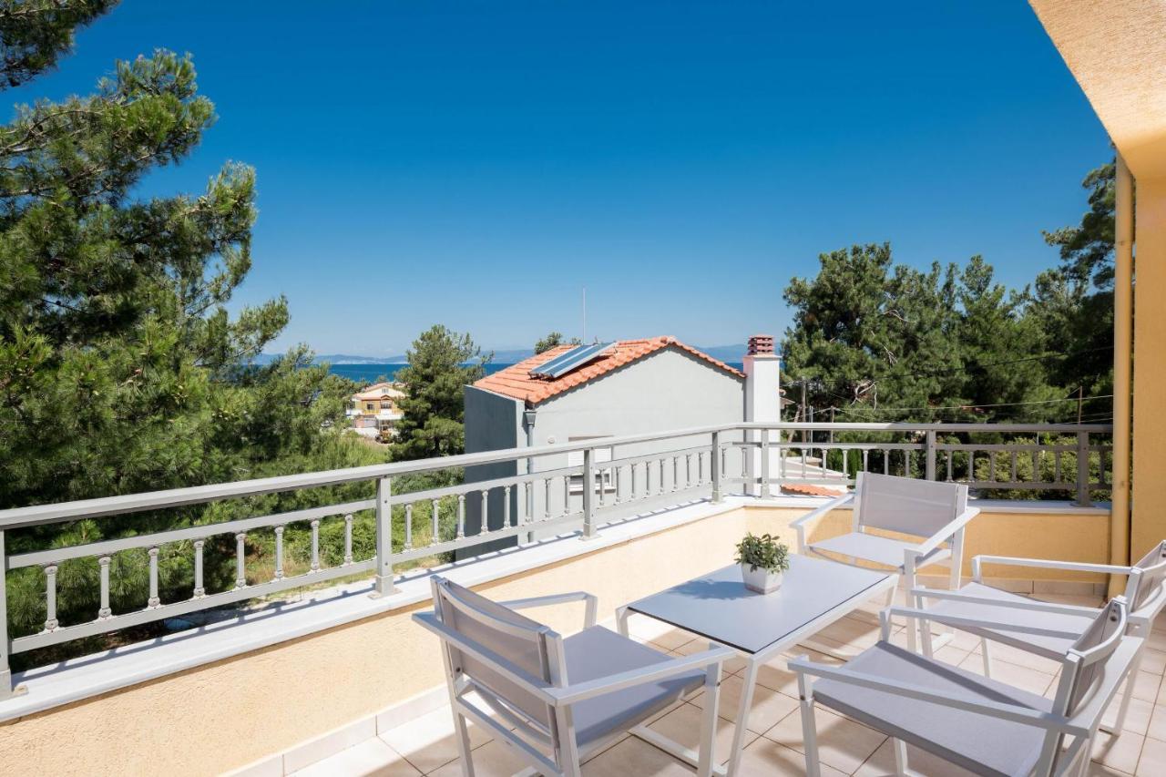 Louloudis Pool Villa Skala Rachoni  Esterno foto