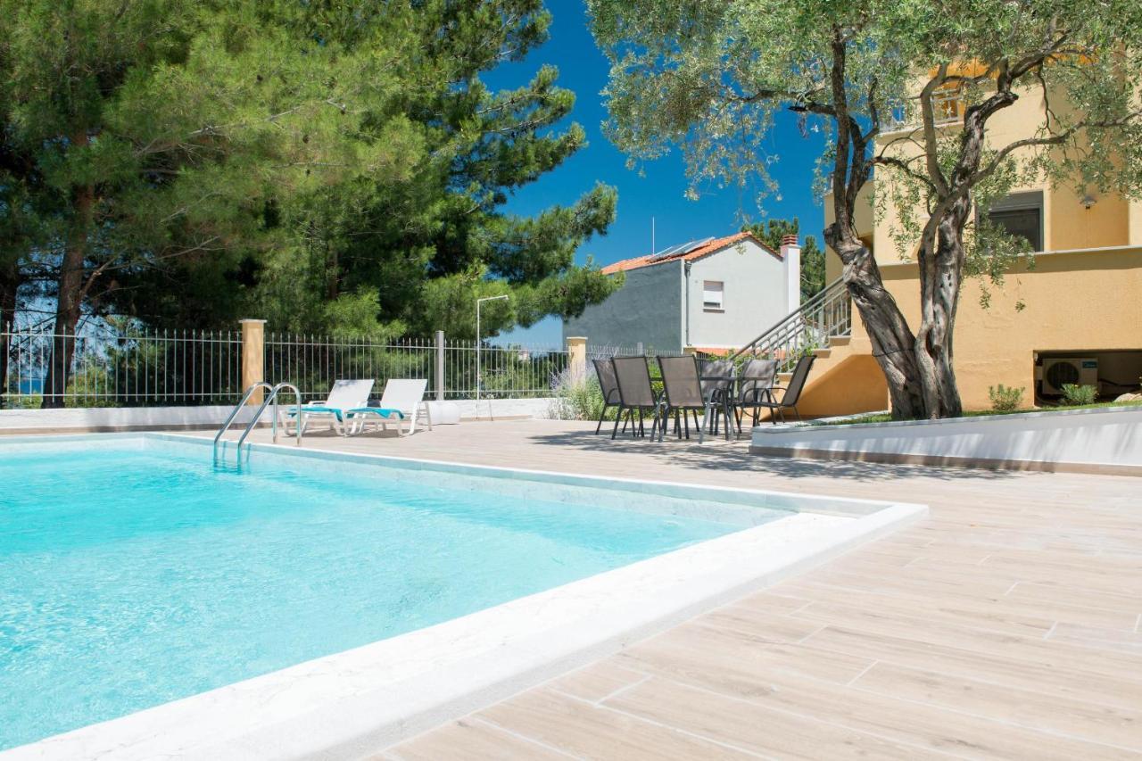 Louloudis Pool Villa Skala Rachoni  Esterno foto
